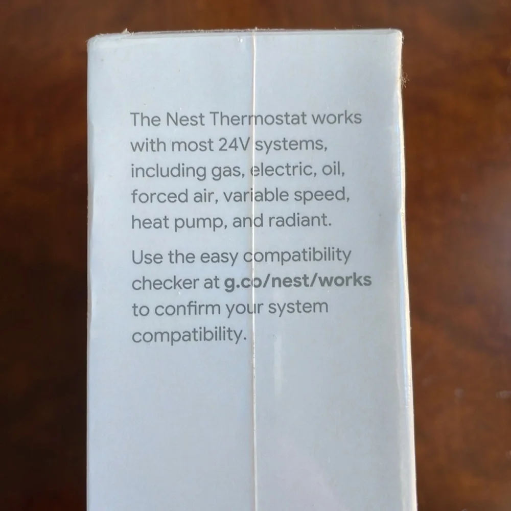 Google nest thermostat.